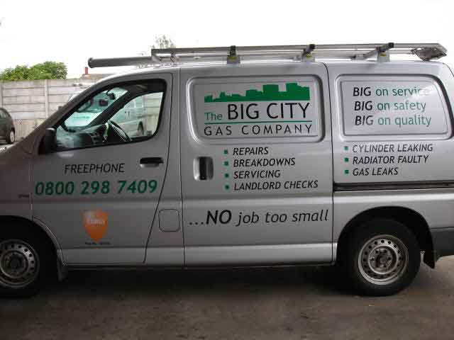 The Big City Gas Company Van
